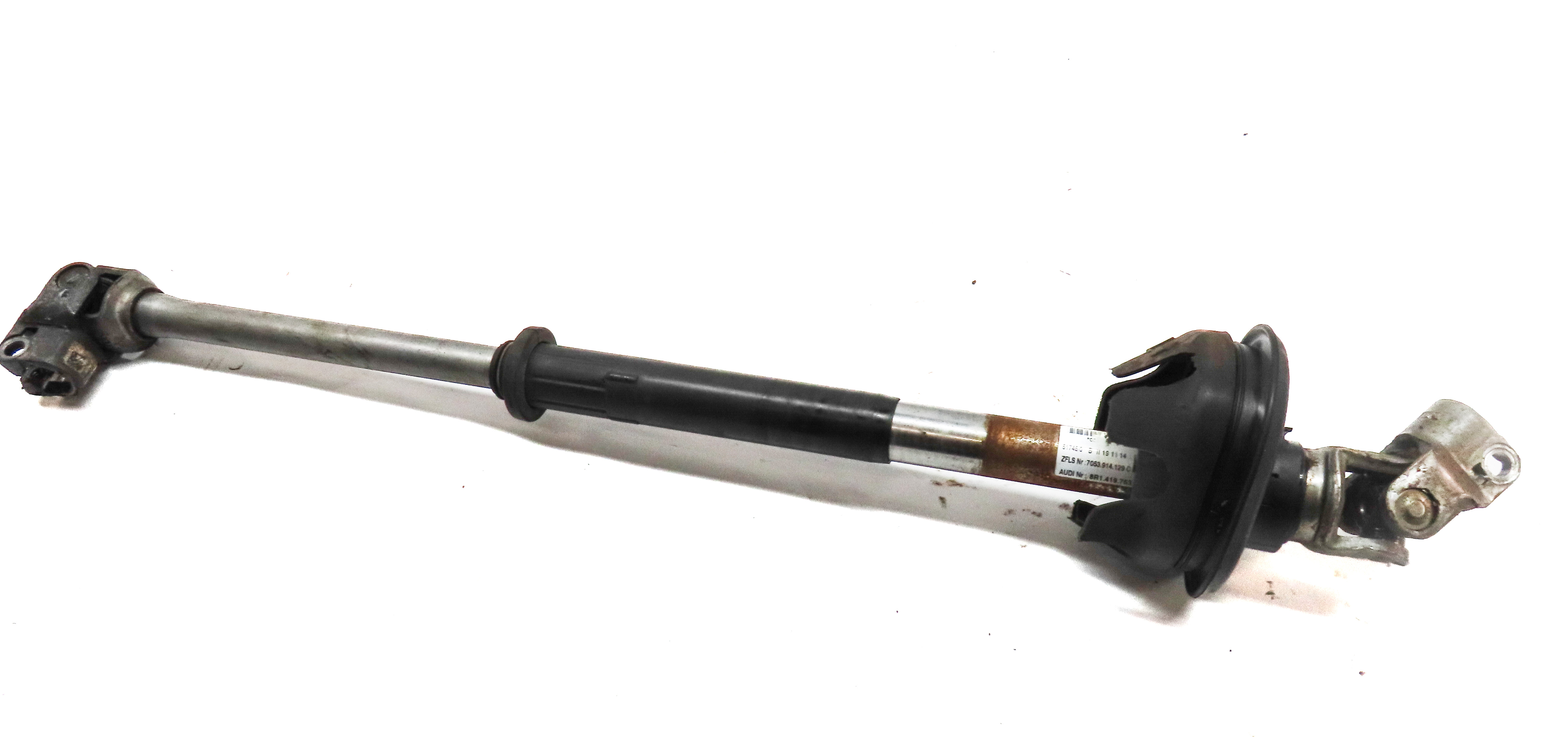 13-17 AUDI Q5 SQ5 B8 8R FRONT LEFT STEERING COLUMN U JOINT SHAFT w/ COUPLER — exact item pictured